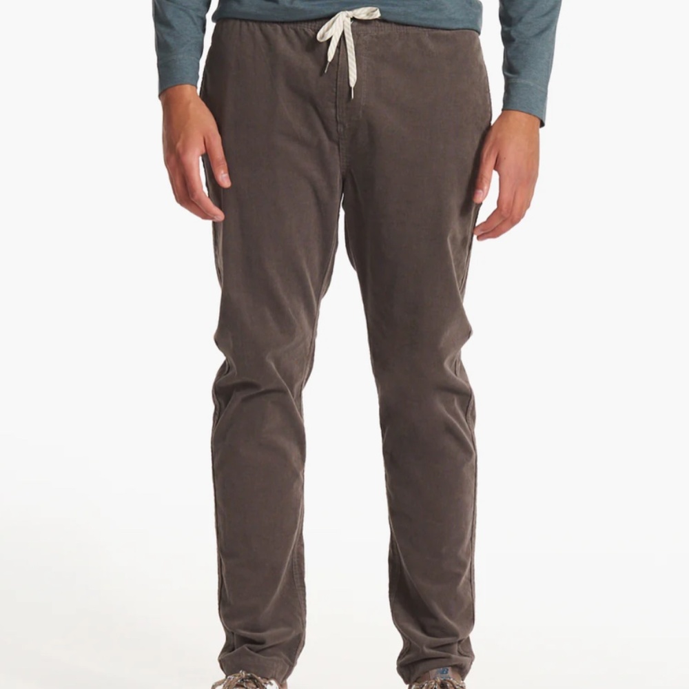 Vuori Optimist Corduroy Pants Drawstring Taupe Brown Men's Medium